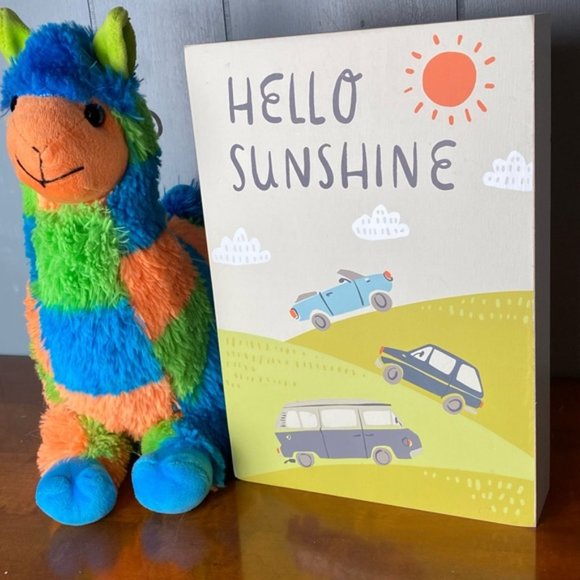 Transportation Themed Boys Nursery Decor, Wooden Box Sign - Picture 5 of 10